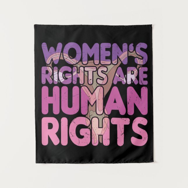 Women's Rights Are Human Rights Tapestry (Front)