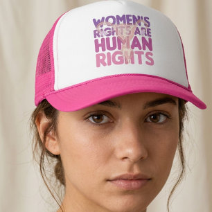 Women's Rights Are Human Rights Trucker Hat