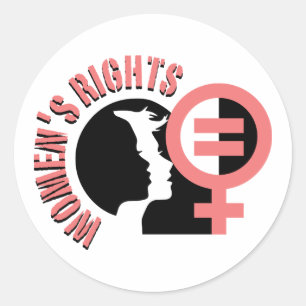 Womens Rights Classic Round Sticker