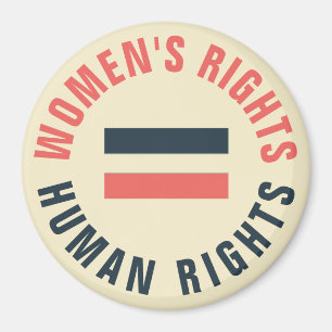 Women's Rights Equal Human Rights Feminist Magnet