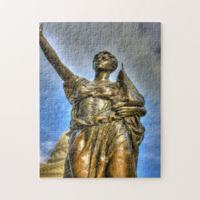 Womens Rights Statue Wisconsin. Jigsaw Puzzle (Vertical)