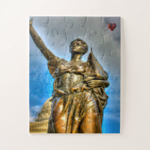 Womens Rights Statue Wisconsin Jigsaw Puzzle