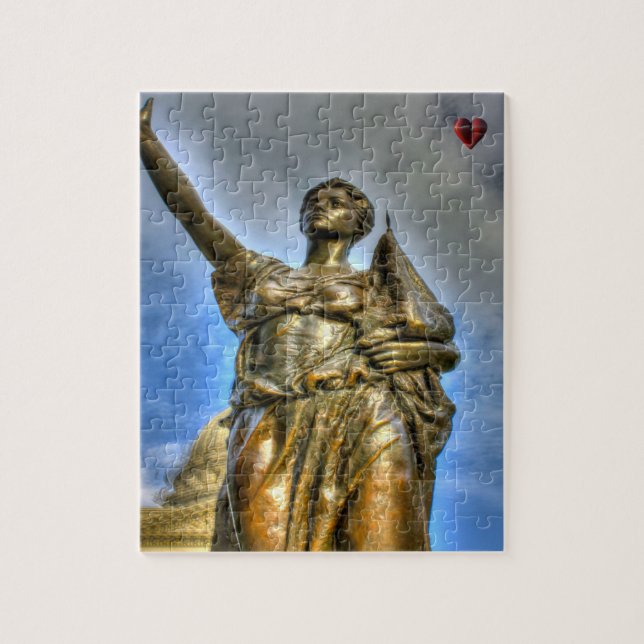 Womens Rights Statue Wisconsin Jigsaw Puzzle (Vertical)