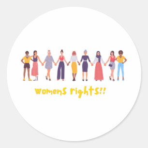 Womens Rights!! Sticker