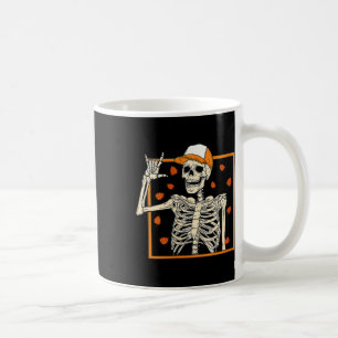 Womens Rock &amp; Roll Skeleton Rock On Rock Star  Coffee Mug