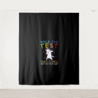 Womens Rock The Test Funny School Professor Teache