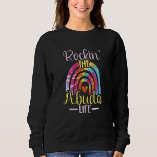 Womens Rockin' The Abuela Life First 1st Time New  Sweatshirt