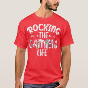 Womens Rocking the Gamma Life New Grandma Mother's T-Shirt