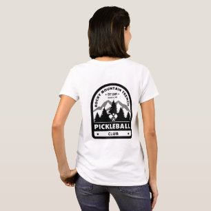 Womens Rocky Mountain Trench Pickleball Club T-Shirt