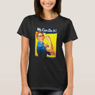 Womens Rosie The Riveter We Can Do It! Women's Fem T-Shirt
