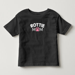 Womens Rottie Mum Apparel Rottweiler Owner Lover Toddler T-Shirt
