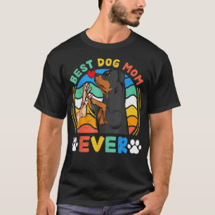 Womens Rottweiler Best Dog Mum Ever Gifts Dog Love T-Shirt