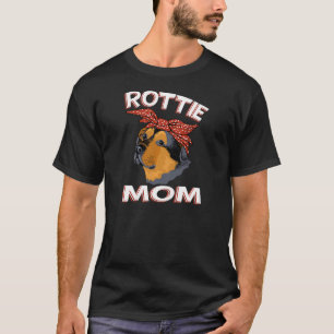 Womens Rottweiler Gifts Rottie Mom Breeder Owner R T-Shirt
