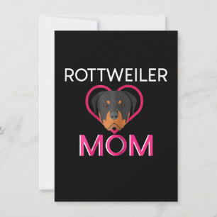 Womens Rottweiler Mum Thank You Card