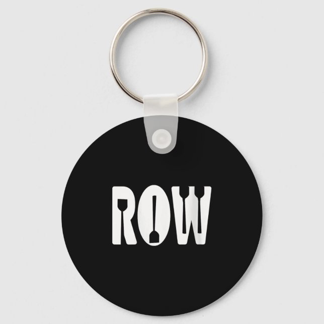 Womens Rowing Paddle Minimalist Crew Team Enthusia Key Ring (Front)