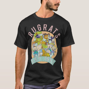 Womens Rugrats Established 1991 Group Shot VNeck  T-Shirt