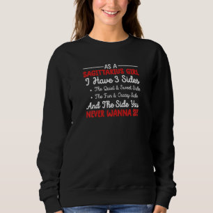 Womens Sagittarius queen women Astrology zodiac Sa Sweatshirt