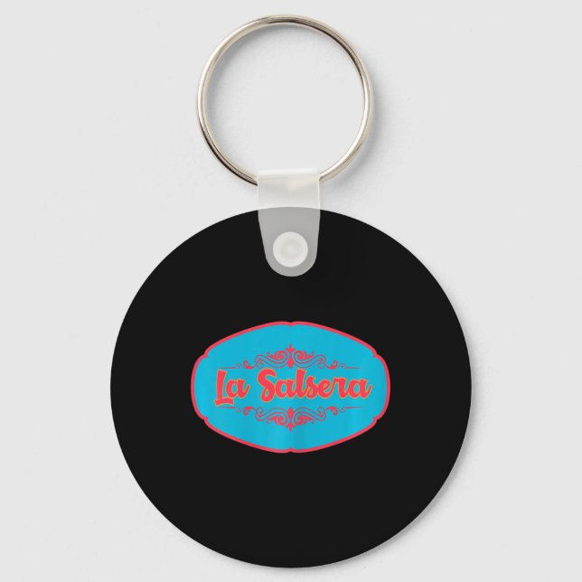 Womens Salsa Dancer la Salsera'  Key Ring (Front)