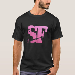 Womens San Francisco California SF Golden Gate Bri T-Shirt