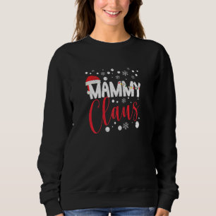 Womens Santa  Christmas Pajamas Mom Xmas PJs Mum M Sweatshirt