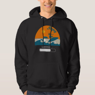 Womens Santa Cruz California Retro Vintage Surfing Hoodie