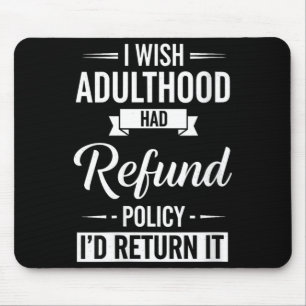 Womens Sarcastic Funny Adult Humour Offensive Quot Mouse Pad