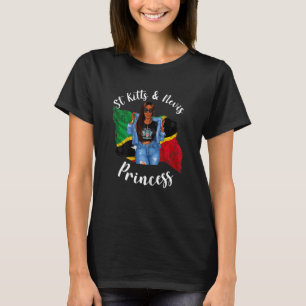 Womens Sassy St Kitts And Nevis Princess born Kitt T-Shirt