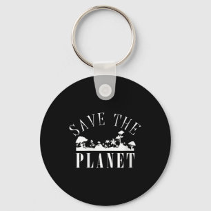 Womens Save The Planet Environmental Protection Key Ring