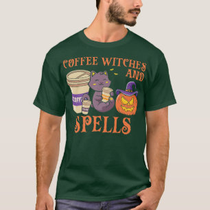 Womens Scary Halloween heart broom pumpkin funny q T-Shirt
