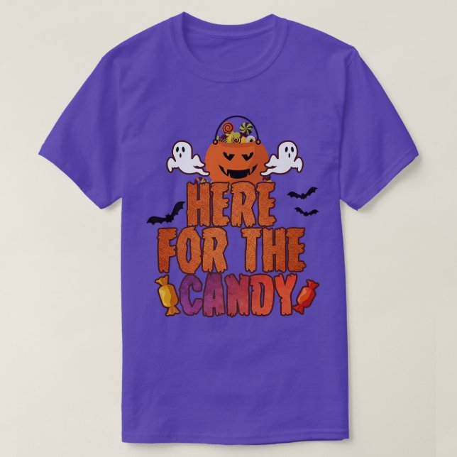 Womens Scary spooky Halloween candy pumpin design T-Shirt (Design Front)