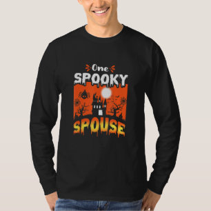 Womens Scary Spooky Halloween Haunted Castle Night T-Shirt