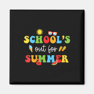 Women's school's out for summer last day of school magnet