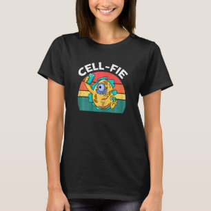 Womens Science Cellfie Microbiologist Biology Te T-Shirt