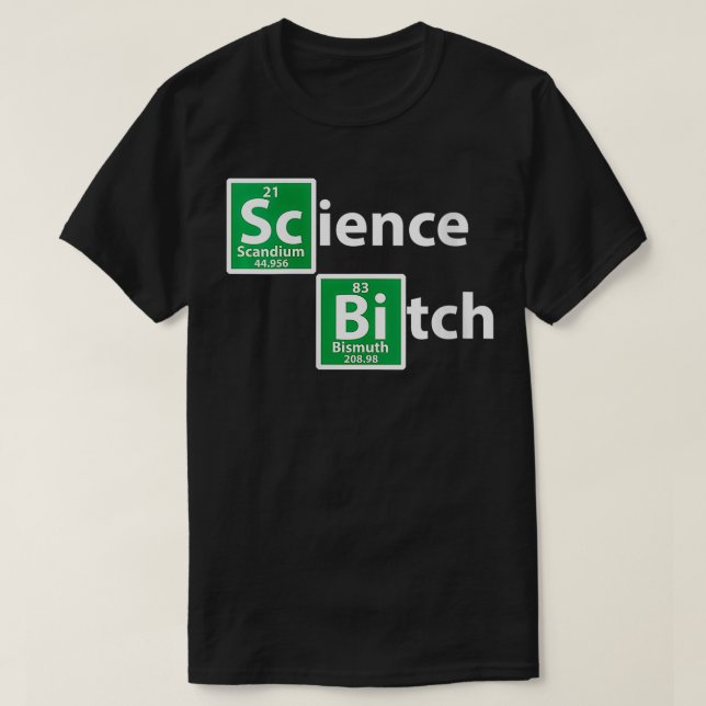Womens Science funny Periodic Element Science VNec T-Shirt (Design Front)