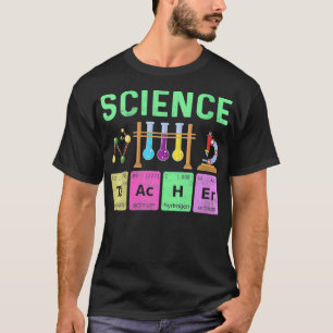 Womens Science Teacher Chemist Physicist Vintage V T-Shirt