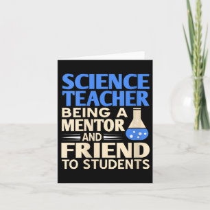 Womens Science Teacher Mentor And Friend To Studen Card