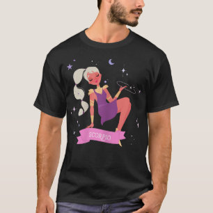 Womens Scorpio Zodiac October November Birthday Au T-Shirt