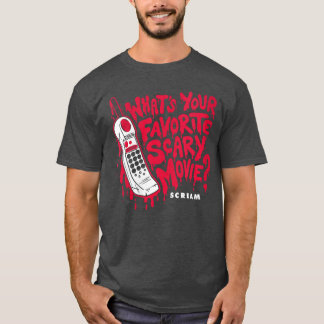 Womens Scream Favorite Scary Movie VNeck vintage T-Shirt