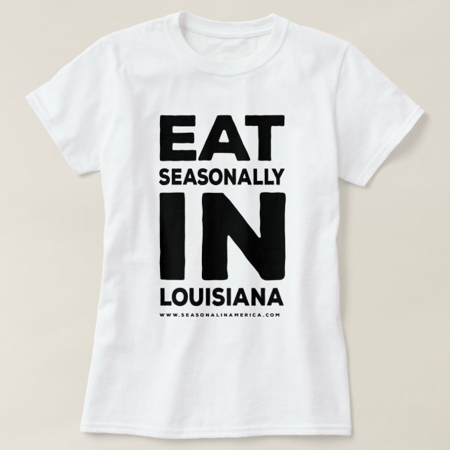 Women's Seasonal in Louisiana T-Shirt (Design Front)
