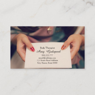 Women's self-introduction card Oshare