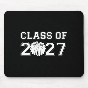 Womens Senior Cheerleader Cheer Cl of 2027 Mouse Pad