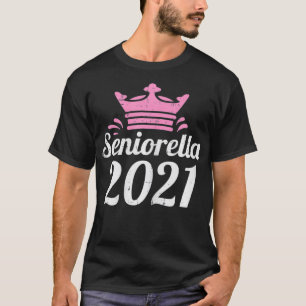 Womens Seniorella Class Of 2021 Senior Graduation T-Shirt