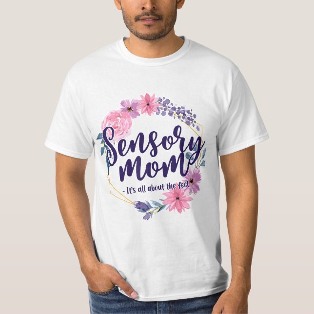 Womens Sensory Mom Sensory Processing Disorder SPD T-Shirt (Front)
