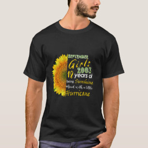 Womens September Girls 2003 18th Birthday 18 Years T-Shirt