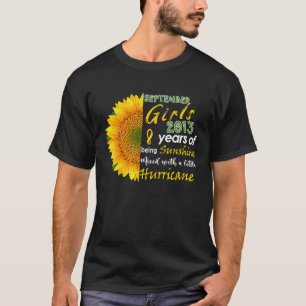 Womens September Girls 2013 8th Birthday 8 Years S T-Shirt