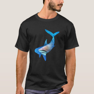 Womens Shark Silhouette 01 Women Adult T-Shirt