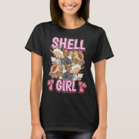 Womens Shell Girl Quote Mussel Clam Seashell Shell