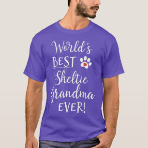 Womens Sheltie Shetland Sheepdog World's Greatest T-Shirt