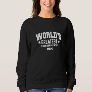 Womens Shepherd Chow Mix Breed Dog Décor Theme Sweatshirt