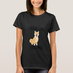 Womens Shiba Inu Grandma Pawma Dog Grandparents Gr T-Shirt